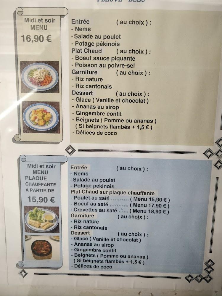 Fleuve Bleu - Menu Image 1